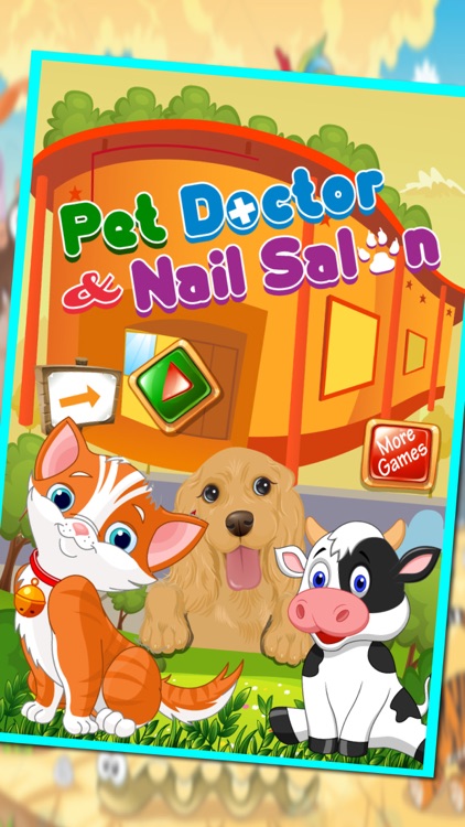 Pet doctor & nail salon – My mini pets fancy nail makeover & foot spa game