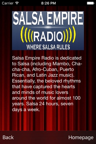Salsa Empire Radio screenshot 2