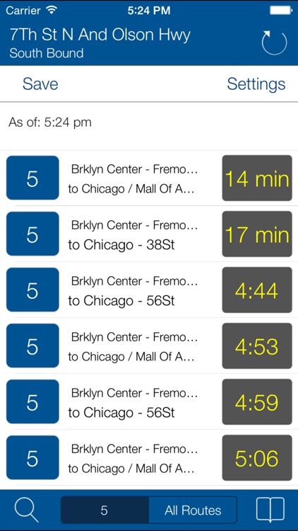 Transit Stop: Minneapolis Metro Transit Tracker