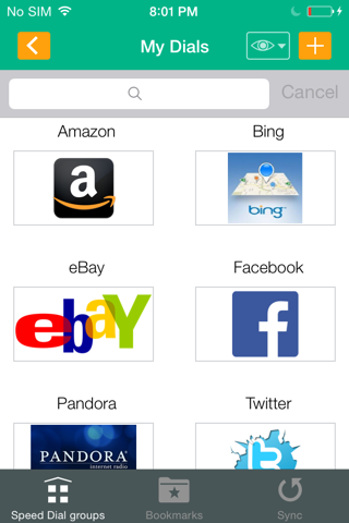 EverSync - bookmarks and dials screenshot 3