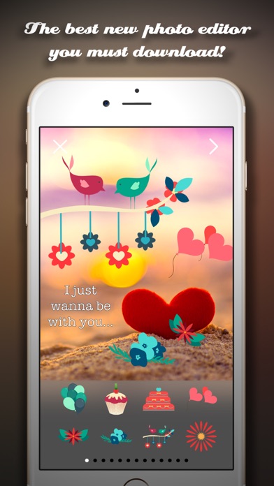 Love Birds Photo Editor: Romantic Greeting Card Maker Screenshot 1