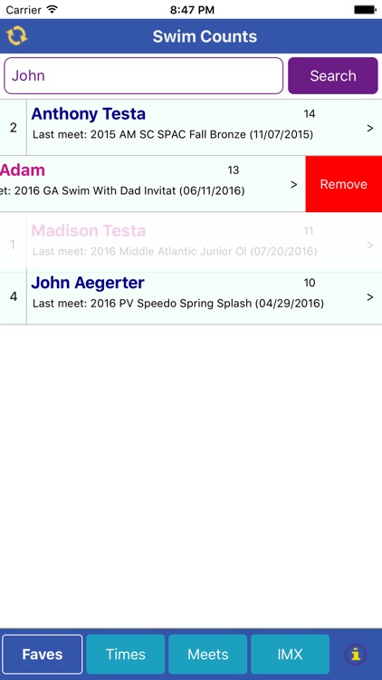 SwimCounts screenshot-4