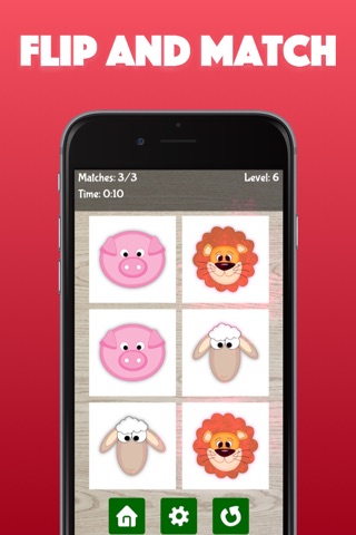 Kids Zoo Animal Card Match - Brain Improving Matching Game for kiddies and preschool toddlers screenshot 3