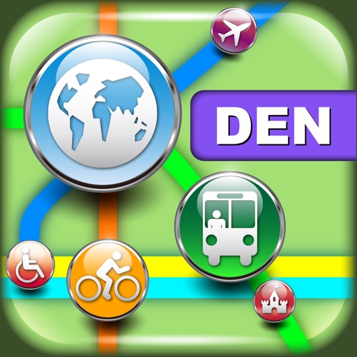 Denver Maps - Download RTD Maps and Tourist Guides. iOS App