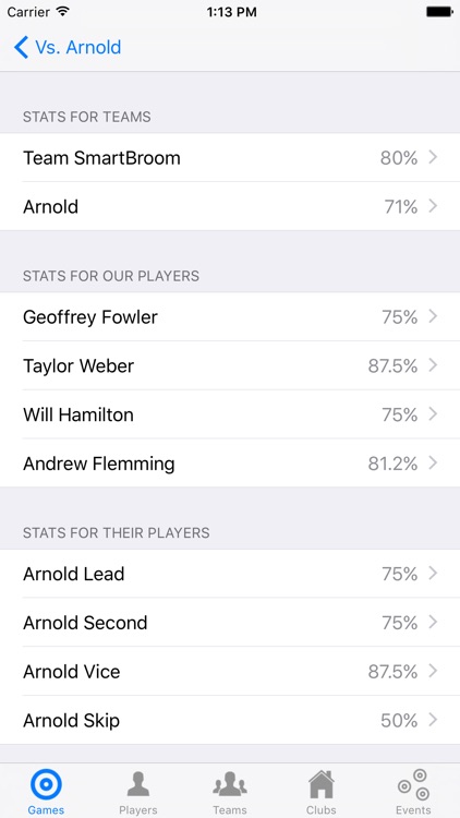 CurlBook - Curling Coaching Stats screenshot-3