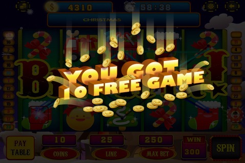 777 Lucky Christmas Holiday Casino Big Winnings! screenshot 3
