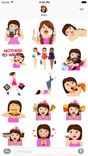 BFF Molly - Fun Girly Emoji(圖2)-速報App