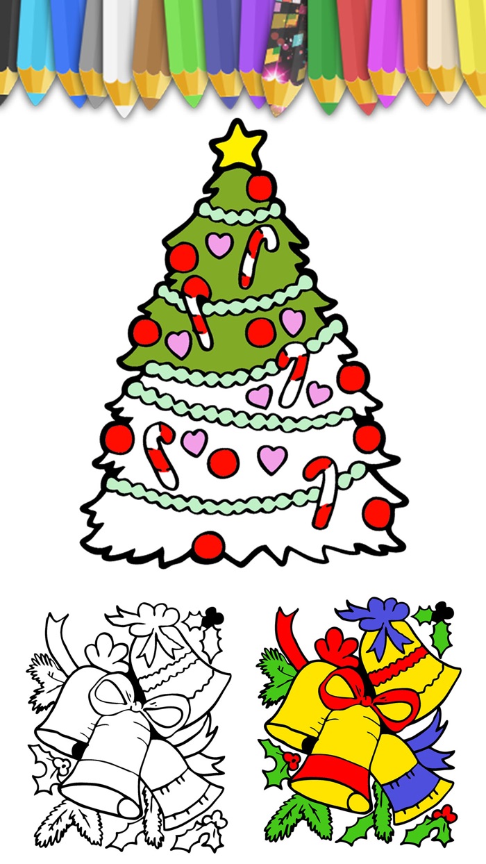 Paint Christmas magic - Christmas coloring pages