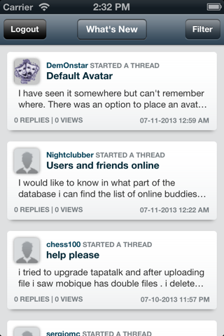 GUforums screenshot 3