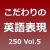 こだわりの英語表現250 Vol.5