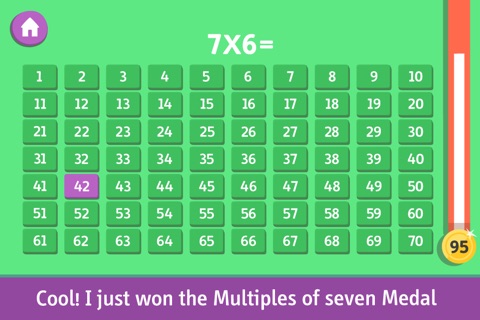 Times Tables Game for kids screenshot 2