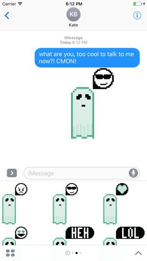 Tiny Ghost Emoji(圖1)-速報App