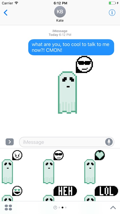 Tiny Ghost Emoji