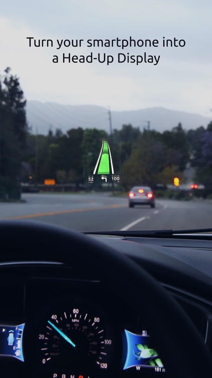 Hudway — HUD navigation app for night-time driving screenshot-0