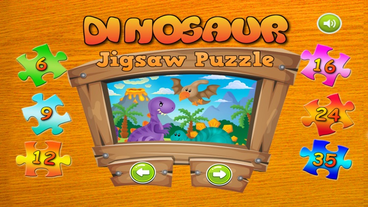 Dinosaur Puzzle for Kids Cartoon Dino Jigsaw Games