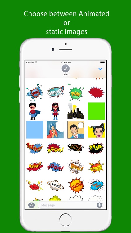 Comic Stickers - Sticker Pack For iMessage