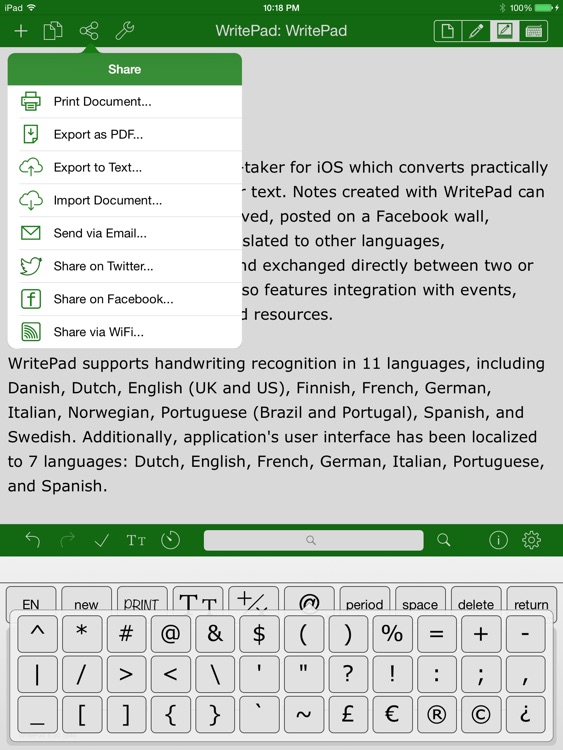 WritePad for iPad screenshot-3