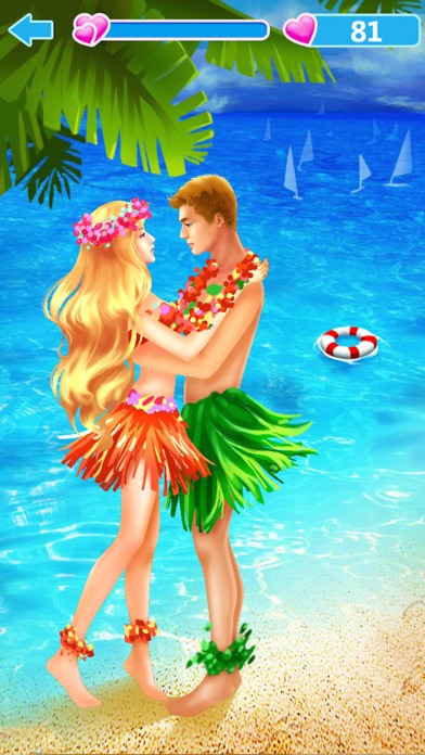 How to cancel & delete Couple Beach Kiss - Do Not Cought from iphone & ipad 1