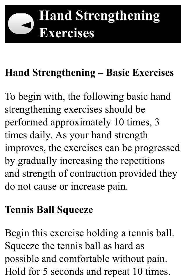 Physiotherapy exercise screenshot 4