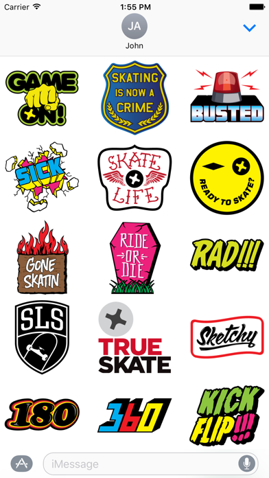 True Skate Stickers iphone images