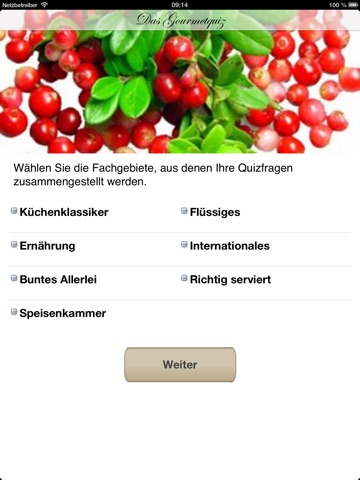 Gourmetquiz screenshot 2