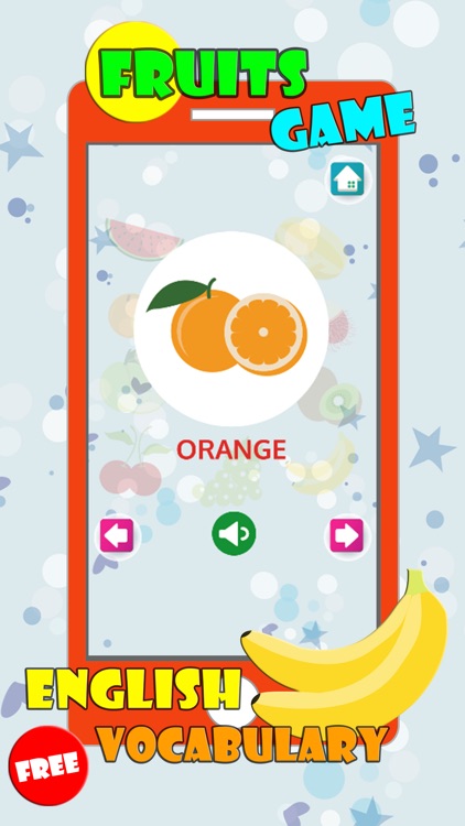 Fruits Connect Word Picture Matching Puzzles Games