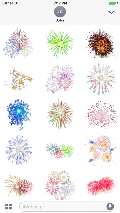 Fireworks Stickers+ screenshot 2