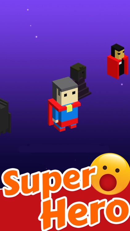 Superhero Cube Jump - Color Path Block Games