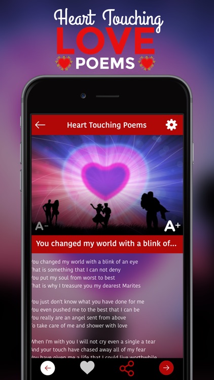 Heart Touching Love Poems screenshot-3