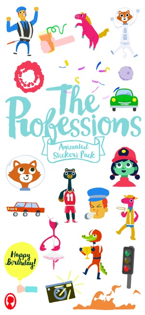 Professions Animated Stickers