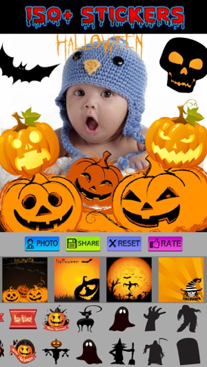 Halloween Photo Stickers and Frames Pro(圖1)-速報App