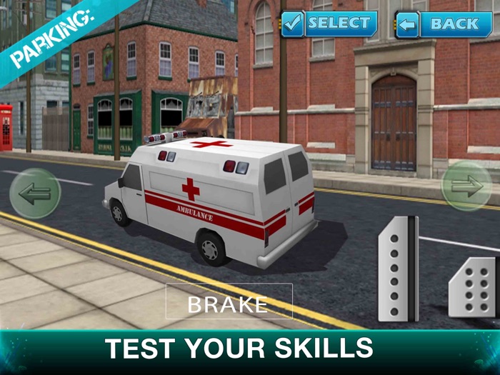 Hospital Ambulance Emergency Rescue Parking Mania