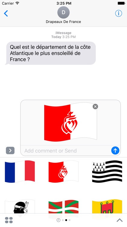 Drapeaux de France Stickers screenshot-3