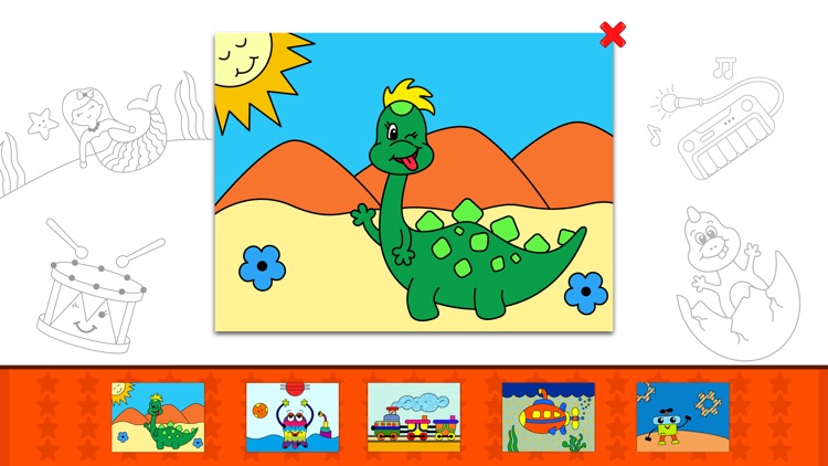 Kids Coloring Book and Patterns screenshot-3