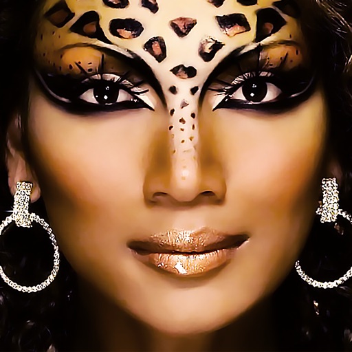 Animal Print Makeup: Beauty Montage Picture Frames by Dorde Jankovic