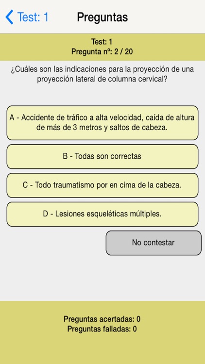 Técnico Radiodiagnóstico Test