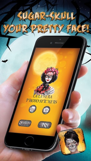项目 简介 decorate your favorite selfies with awesome calavera