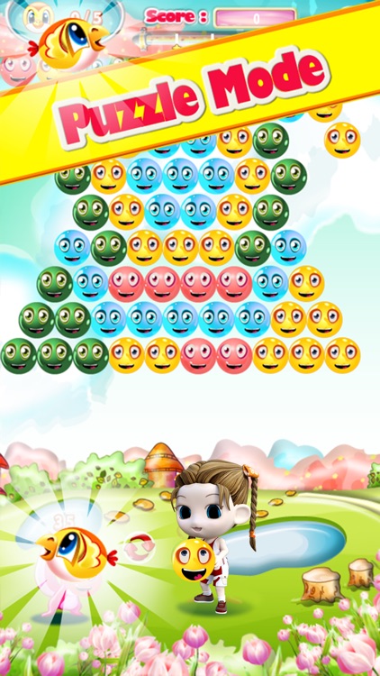 Bubble Shooter Birds Garden Girl Extreme!