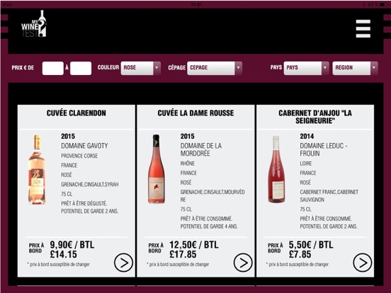 Screenshot #6 pour My Wine Test