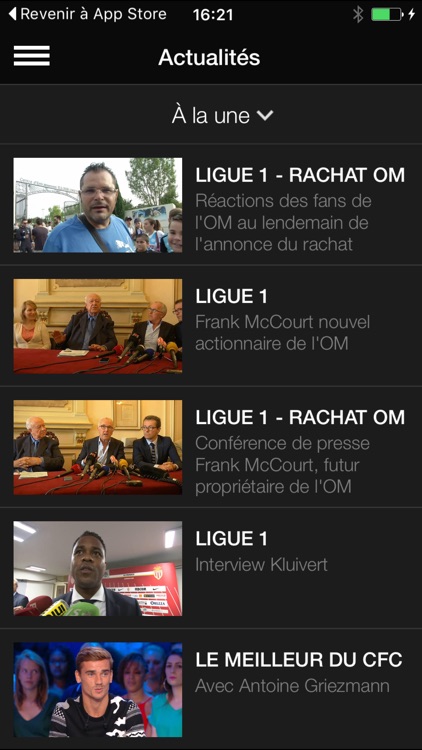 CANAL Football App