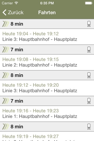 Öffliner - Linzer Fahrplanauskunft screenshot 2