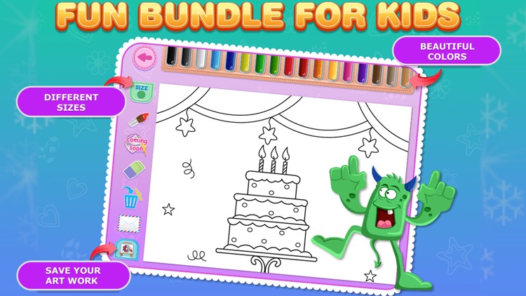 Cool App for Bubble Guppies Coloring Pages screenshot-3