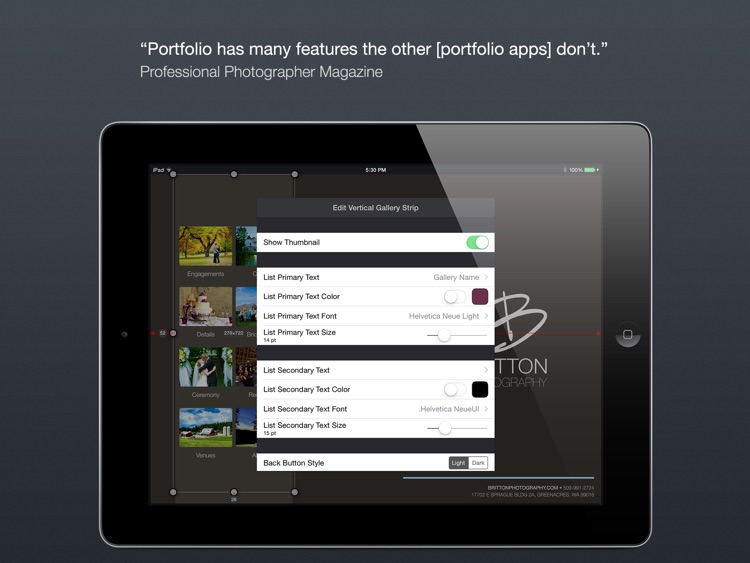 Portfolio for iPad screenshot-2