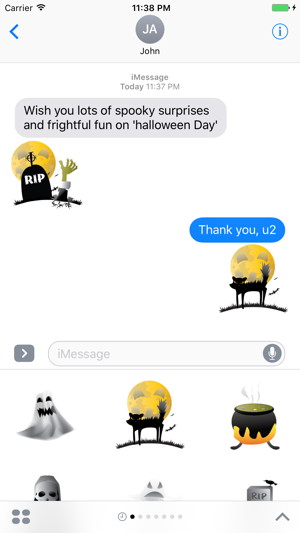 Crazy Halloween Sticker for iMessage #3(圖3)-速報App