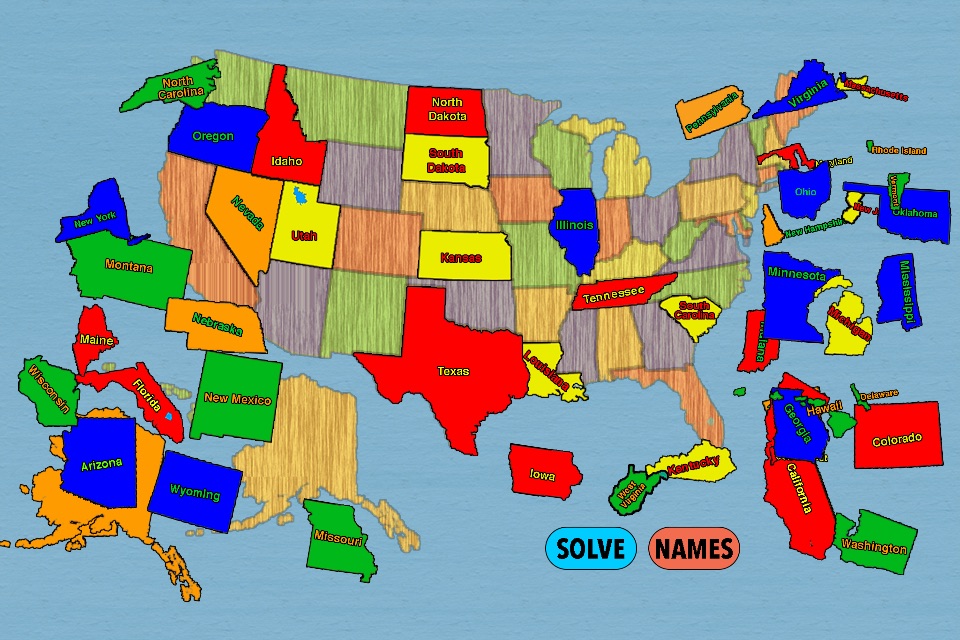 United States Map Puzzle screenshot 4