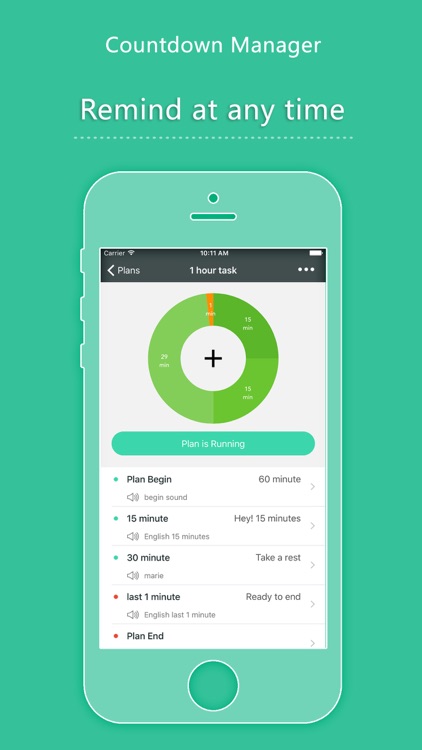 Countdown Manager - countdown and stop watch timer