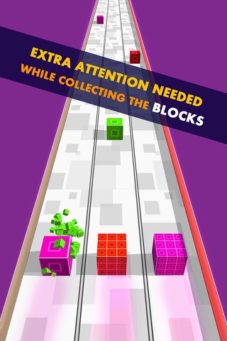 Blocky traveller : Cube kube Match Block Game screenshot 3