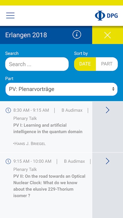 DPG-Frühjahrstagungen screenshot 4
