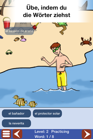 Spanish Touch: a Learning Story Adventure Full screenshot 2