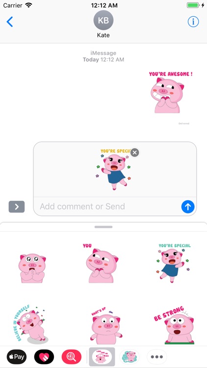 Piggy Funny Animated Stickers